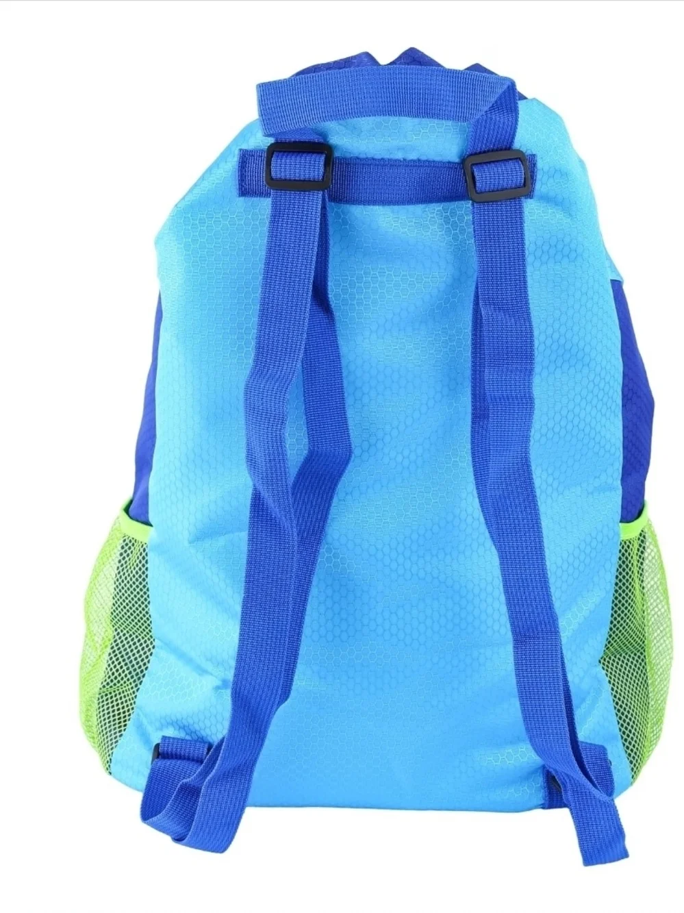 Kids Blue & Green Mesh Swim Backpack